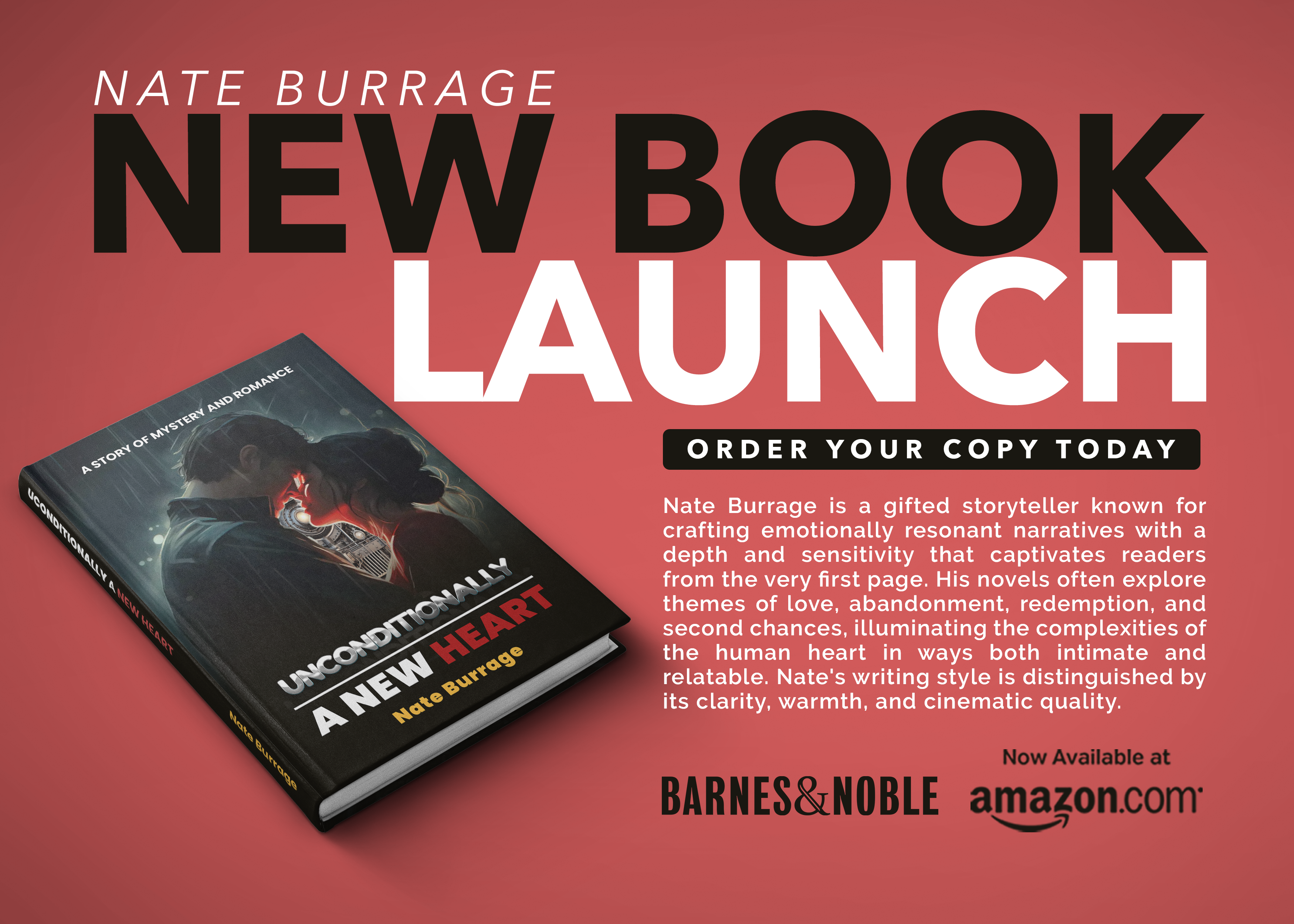 Unconditionally A New Heart Book Mock Up